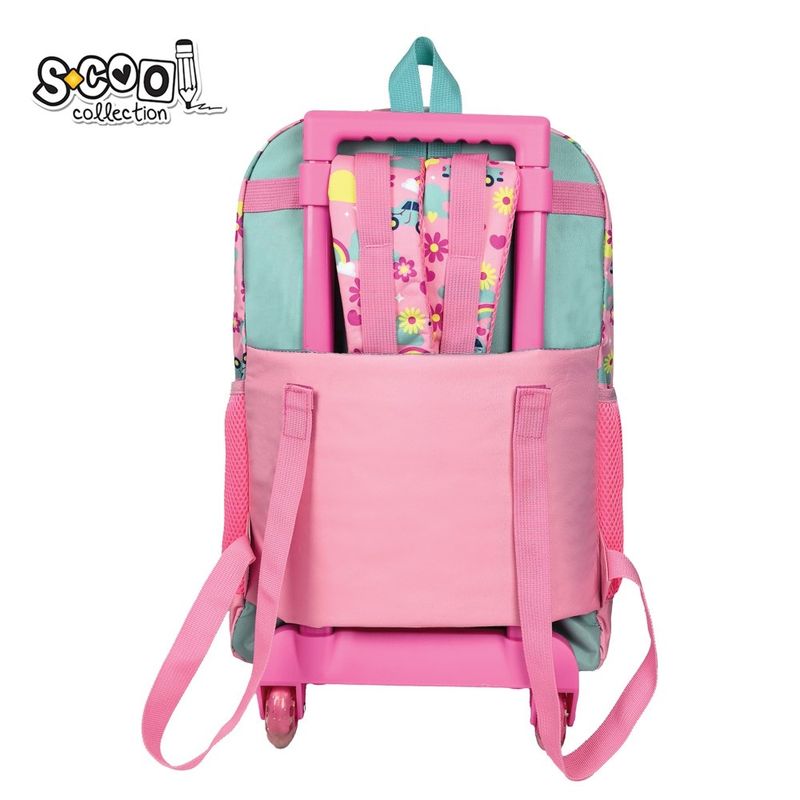 Carti si Birotica - Rechizite - Rucsacuri si genti scolare - Ghiozdan Trolley, 45x32x16.5 cm, HAPPY RAINBOW - Infinity.ro