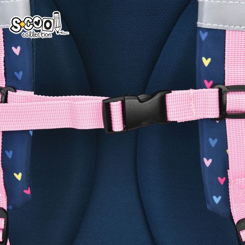 Carti si Birotica - Rechizite - Rucsacuri si genti scolare - Ghiozdan anatomic URBAN, 43x29x22 cm, HEARTS - Infinity.ro
