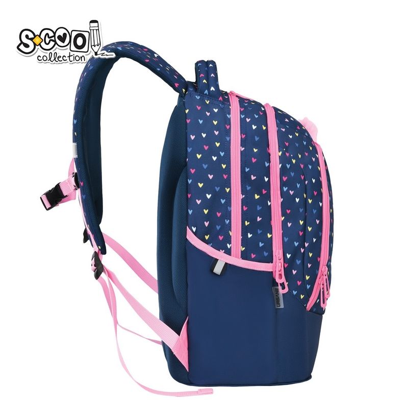 Carti si Birotica - Rechizite - Rucsacuri si genti scolare - Ghiozdan anatomic URBAN, 43x29x22 cm, HEARTS - Infinity.ro