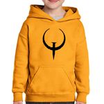 Fashion, accesorii si bijuterii - Copii - Imbracaminte copii - Pulovere si hanorace copii - Hanorac copii Quake Champions Arena Logo Emblem, negru, marime L Copii - Infinity.ro