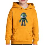 Fashion, accesorii si bijuterii - Copii - Imbracaminte copii - Pulovere si hanorace copii - Hanorac copii Quake Doomguy Figurine Robot Champions TikTok Alarm, negru, marime L Copii - Infinity.ro