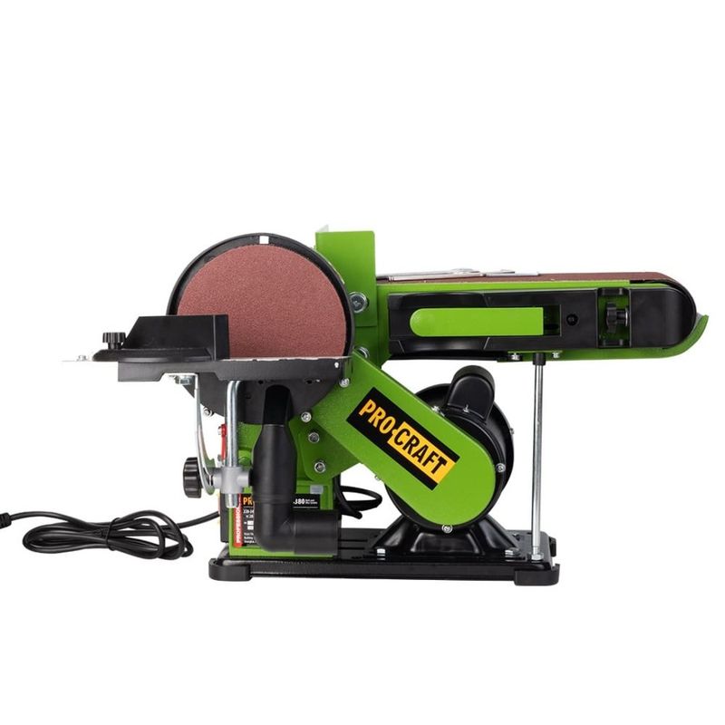 Casa si Gradina - Constructii - Scule electrice si accesorii - Slefuitoare - Masina de slefuit cu disc si banda PROCRAFT BDS380, 380W, disc 150 mm, banda 914 x 100 mm - Infinity.ro