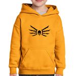 Fashion, accesorii si bijuterii - Copii - Imbracaminte copii - Pulovere si hanorace copii - Hanorac copii Quake Monster Wars Rage Skull Wings, negru, marime L Copii - Infinity.ro