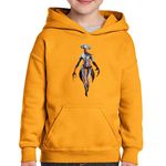 Fashion, accesorii si bijuterii - Copii - Imbracaminte copii - Pulovere si hanorace copii - Hanorac copii Quake Summoner Doom Red Lady, negru, marime L Copii - Infinity.ro