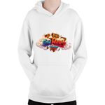 Fashion, accesorii si bijuterii - Copii - Imbracaminte copii - Pulovere si hanorace copii - Hanorac Copii Roblox Minecraft Skywars PVP World Champion, alb, marime L Copii - Infinity.ro