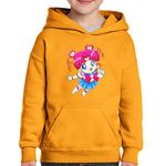 Fashion, accesorii si bijuterii - Copii - Imbracaminte copii - Pulovere si hanorace copii - Hanorac copii Sailor Moon Chibiusa Ziua Copilului, negru, marime L Copii - Infinity.ro