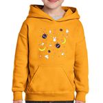 Fashion, accesorii si bijuterii - Copii - Imbracaminte copii - Pulovere si hanorace copii - Hanorac copii Sailor Moon Luna Iepuras Stele, negru, marime L Copii - Infinity.ro