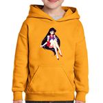 Fashion, accesorii si bijuterii - Copii - Imbracaminte copii - Pulovere si hanorace copii - Hanorac copii Sailor Moon Marte Anime Girl Manga, negru, marime L Copii - Infinity.ro