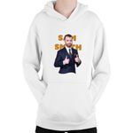 Fashion, accesorii si bijuterii - Copii - Imbracaminte copii - Pulovere si hanorace copii - Hanorac Copii Sam Smith Like Good Symbol Suit Costume, alb, marime L Copii - Infinity.ro