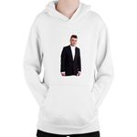 Fashion, accesorii si bijuterii - Copii - Imbracaminte copii - Pulovere si hanorace copii - Hanorac Copii Sam Smith Suit English Love Me More Song, alb, marime L Copii - Infinity.ro