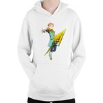 Fashion, accesorii si bijuterii - Copii - Imbracaminte copii - Pulovere si hanorace copii - Hanorac Copii Seven Deadly Sins King Polearm Strongest Anime Meme, alb, marime L Copii - Infinity.ro