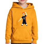 Fashion, accesorii si bijuterii - Copii - Imbracaminte copii - Pulovere si hanorace copii - Hanorac copii Shoyo Hinata Haikyu!! Anime Haikyuu Manga, negru, marime L Copii - Infinity.ro