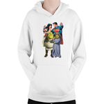 Fashion, accesorii si bijuterii - Copii - Imbracaminte copii - Pulovere si hanorace copii - Hanorac Copii Shrek Princess Fiona Ogre Medieval Superman Wonderwoman, alb, marime L Copii - Infinity.ro