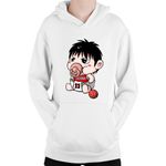 Fashion, accesorii si bijuterii - Copii - Imbracaminte copii - Pulovere si hanorace copii - Hanorac Copii Slam Dunk Mitsui Basket Star Anime Bebe, alb, marime L Copii - Infinity.ro