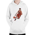 Fashion, accesorii si bijuterii - Copii - Imbracaminte copii - Pulovere si hanorace copii - Hanorac Copii Slam Dunk Miyagi Basketball Hoop Anime, alb, marime L Copii - Infinity.ro