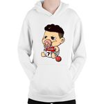 Fashion, accesorii si bijuterii - Copii - Imbracaminte copii - Pulovere si hanorace copii - Hanorac Copii Slam Dunk Rukawa Kaede Baby Basketball, alb, marime L Copii - Infinity.ro