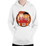 Fashion, accesorii si bijuterii - Copii - Imbracaminte copii - Pulovere si hanorace copii - Hanorac Copii Slam Dunk Sakuragi Rukawa Anime, alb, marime L Copii - Infinity.ro