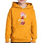 Fashion, accesorii si bijuterii - Copii - Imbracaminte copii - Pulovere si hanorace copii - Hanorac copii Sonic Amy Rose Girlfriend Runner, negru, marime L Copii - Infinity.ro