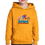Fashion, accesorii si bijuterii - Copii - Imbracaminte copii - Pulovere si hanorace copii - Hanorac copii Sonic Boom All Team Echipa, negru, marime L Copii - Infinity.ro
