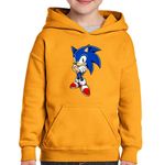 Fashion, accesorii si bijuterii - Copii - Imbracaminte copii - Pulovere si hanorace copii - Hanorac copii Sonic Hedgedog Atlet Sprint Runner, negru, marime L Copii - Infinity.ro
