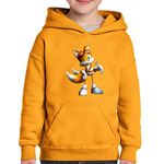 Fashion, accesorii si bijuterii - Copii - Imbracaminte copii - Pulovere si hanorace copii - Hanorac copii Sonic Tails Mecanic Chaos, negru, marime L Copii - Infinity.ro