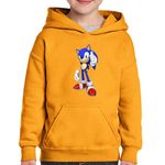 Fashion, accesorii si bijuterii - Copii - Imbracaminte copii - Pulovere si hanorace copii - Hanorac copii Sonic the Hedgehog Curier Cursa Sprinter, negru, marime M Copii - Infinity.ro