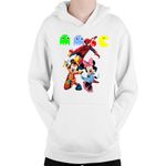 Fashion, accesorii si bijuterii - Copii - Imbracaminte copii - Pulovere si hanorace copii - Hanorac Copii Spiderman Mickey Mouse Daisy Pacman Emotes, alb, marime L Copii - Infinity.ro