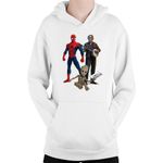 Fashion, accesorii si bijuterii - Copii - Imbracaminte copii - Pulovere si hanorace copii - Hanorac Copii Spiderman Music Star Trek Baby Groot, alb, marime L Copii - Infinity.ro