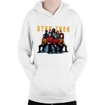 Fashion, accesorii si bijuterii - Copii - Imbracaminte copii - Pulovere si hanorace copii - Hanorac Copii Star Trek Crew Members Aliens Together Animated Series, alb, marime L Copii - Infinity.ro