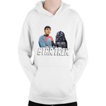 Fashion, accesorii si bijuterii - Copii - Imbracaminte copii - Pulovere si hanorace copii - Hanorac Copii Star Trek Darth Vader Star Wars James T Kirk, alb, marime L Copii - Infinity.ro
