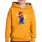 Fashion, accesorii si bijuterii - Copii - Imbracaminte copii - Pulovere si hanorace copii - Hanorac copii Super Mario Bros 3D Star Minecraft World, negru, marime L Copii - Infinity.ro