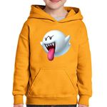 Fashion, accesorii si bijuterii - Copii - Imbracaminte copii - Pulovere si hanorace copii - Hanorac copii Super Mario Bros Fantoma Fantasy Land, negru, marime L Copii - Infinity.ro
