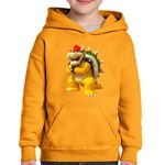 Fashion, accesorii si bijuterii - Copii - Imbracaminte copii - Pulovere si hanorace copii - Hanorac copii Super Mario Bros Koopa Evil Turtle Kart, negru, marime L Copii - Infinity.ro