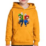 Fashion, accesorii si bijuterii - Copii - Imbracaminte copii - Pulovere si hanorace copii - Hanorac copii Super Mario Bros Luigi Mario Odyssey, negru, marime L Copii - Infinity.ro