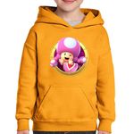 Fashion, accesorii si bijuterii - Copii - Imbracaminte copii - Pulovere si hanorace copii - Hanorac copii Super Mario Bros Star Rush Toad 3D, negru, marime L Copii - Infinity.ro