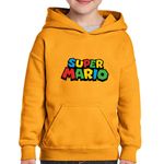 Fashion, accesorii si bijuterii - Copii - Imbracaminte copii - Pulovere si hanorace copii - Hanorac copii Super Mario Logo Odyssey Video Game, negru, marime L Copii - Infinity.ro