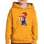 Fashion, accesorii si bijuterii - Copii - Imbracaminte copii - Pulovere si hanorace copii - Hanorac copii Superstar Saga Super Mario Bros, negru, marime L Copii - Infinity.ro