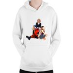Fashion, accesorii si bijuterii - Copii - Imbracaminte copii - Pulovere si hanorace copii - Hanorac Copii Taylor Swift Billie Eilish Ariana Grande, alb, marime L Copii - Infinity.ro