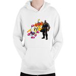 Fashion, accesorii si bijuterii - Copii - Imbracaminte copii - Pulovere si hanorace copii - Hanorac Copii Thanos Bomberman Accident Hurt, alb, marime L Copii - Infinity.ro
