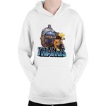 Fashion, accesorii si bijuterii - Copii - Imbracaminte copii - Pulovere si hanorace copii - Hanorac Copii Thanos DC Anti Hero Shrek Cat Boots, alb, marime L Copii - Infinity.ro
