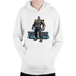 Fashion, accesorii si bijuterii - Copii - Imbracaminte copii - Pulovere si hanorace copii - Hanorac Copii Thanos Supervillain Eternal Deviant Jim Starlin, alb, marime L Copii - Infinity.ro