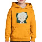 Fashion, accesorii si bijuterii - Copii - Imbracaminte copii - Pulovere si hanorace copii - Hanorac copii The Promised Neverland Norman Orfan Anime Manga, negru, marime L Copii - Infinity.ro