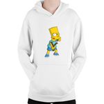 Fashion, accesorii si bijuterii - Copii - Imbracaminte copii - Pulovere si hanorace copii - Hanorac Copii The Simpsons Game Matt Groening Sitcom American, alb, marime L Copii - Infinity.ro