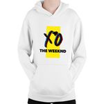 Fashion, accesorii si bijuterii - Copii - Imbracaminte copii - Pulovere si hanorace copii - Hanorac Copii The Weeknd Logo Albums Popular World Tour, alb, marime L Copii - Infinity.ro