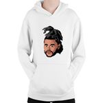 Fashion, accesorii si bijuterii - Copii - Imbracaminte copii - Pulovere si hanorace copii - Hanorac Copii The Weeknd Pixels Minecraft Game Abel Makkonen, alb, marime L Copii - Infinity.ro