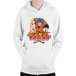 Fashion, accesorii si bijuterii - Copii - Imbracaminte copii - Pulovere si hanorace copii - Hanorac Copii Toriko Ougai Main Cosplay Otaku Manga, alb, marime L Copii - Infinity.ro