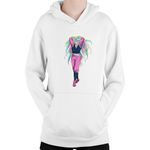Fashion, accesorii si bijuterii - Copii - Imbracaminte copii - Pulovere si hanorace copii - Hanorac Copii Toriko Sunny Colorful Strong JoJo Fitness, alb, marime L Copii - Infinity.ro