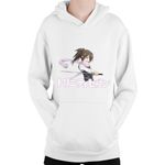 Fashion, accesorii si bijuterii - Copii - Imbracaminte copii - Pulovere si hanorace copii - Hanorac Copii Trinity Seven Kazama Levi Samurai Japan Anime Otaku, alb, marime L Copii - Infinity.ro