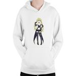 Fashion, accesorii si bijuterii - Copii - Imbracaminte copii - Pulovere si hanorace copii - Hanorac Copii Trinity Seven Sherlock Detectiv Playful Nao Akinari, alb, marime L Copii - Infinity.ro