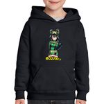 Fashion, accesorii si bijuterii - Copii - Imbracaminte copii - Pulovere si hanorace copii - Hanorac copii Tsuyu Asui Hero Academia Anime Manga, negru, marime L Copii - Infinity.ro
